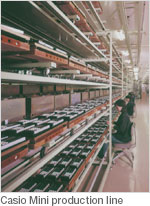 Casio Mini production line