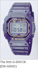 The first G-SHOCK (DW-5000C)